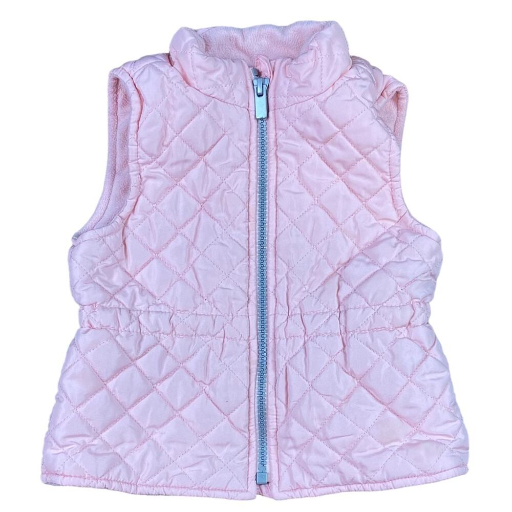 Old Navy Quilted Vest Pink 18-24 months